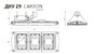 228W-24000LM, СВЕТОДИОДНЫЙ СВЕТИЛЬНИК ДКУ 29 CARBON